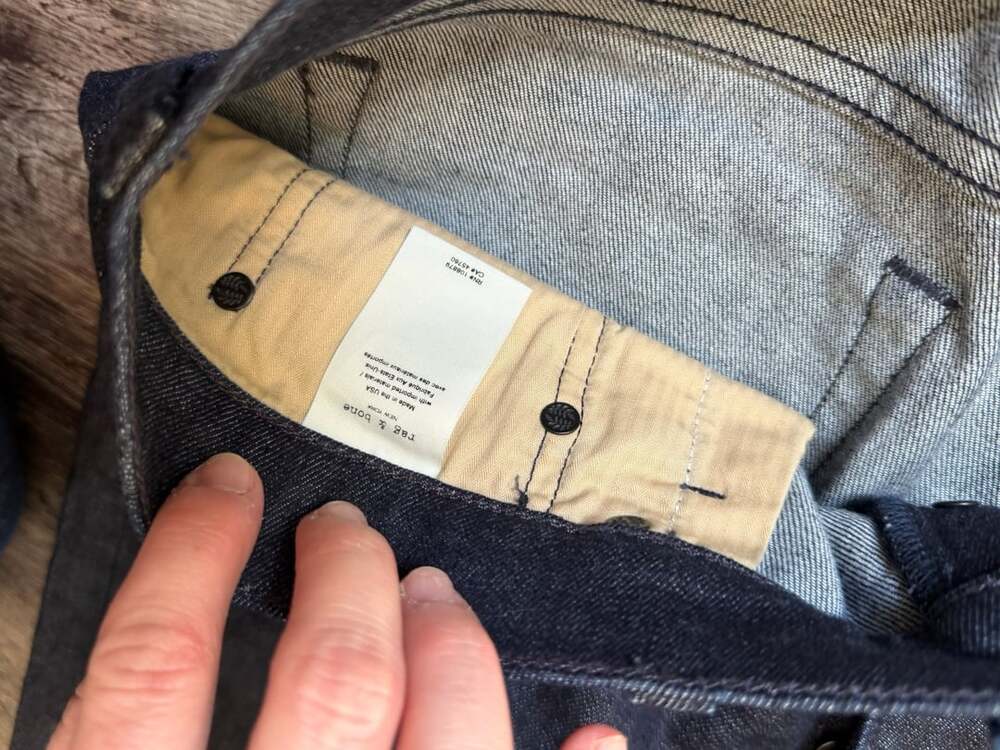 Rag & Bone Fit 2 Slim Jeans Dark Indigo Denim - Picture 7 of 9